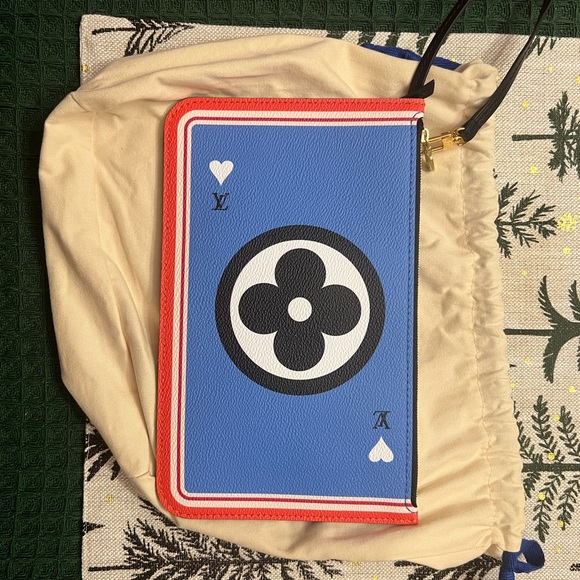 Louis Vuitton Neverfull Game On POUCH new, never used. Authentic. - Picture 1 of 11
